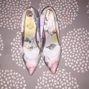 Ted Baker Floral Print Heels